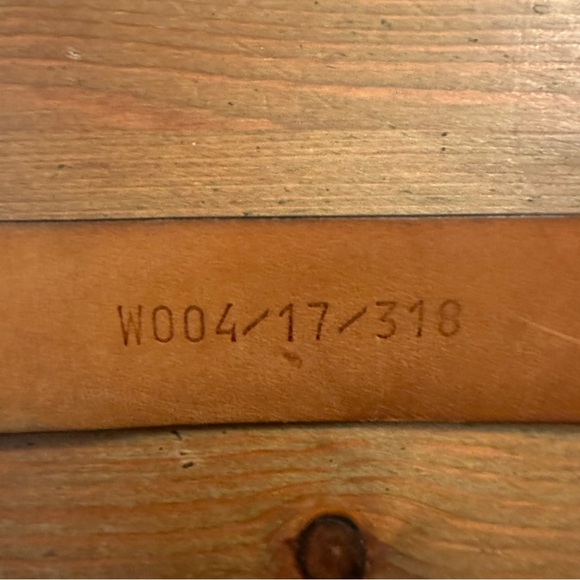 Women\'s Frank & Daniel Vintage Leather Belt brown shimmery iridescent size 75/30 main image 10